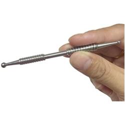 Dual Head Tip Acupuncture Ear and Body Point Probe Pocket Ear Chart and Pouch