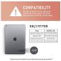 Keyboard Case for New iPad 8th Generation 10.2 inch 2020 / 7th (10.2 2019) / iPad Air 3rd Generation 10.5 2019/iPad Pro 10.5 2017– Stable Touchpad Function- (10.2/10.5'', Rose Gold)