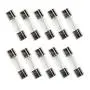 UCTRONICS 5x20mm 125V 5A Fast-Blow Cartridge Glass Fuses with Plastic Box [10 Pack]