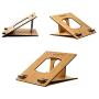 Bamboo Laptop & Tablet Stand, Portable, Lightweight, Compact, and Ergonomic for Work, Travel, and Home. Compatible with All Laptops & Tablets