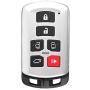 KRSCT Keyless Key Fob Fits Toyota Sienna 2011-2019 Entry Remote 6-Button (HYQ14ADR) Replaces Key Replacement P/N 89904-08010
