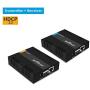 gofanco HDBaseT HDMI Extender 4K 60Hz (4:2:0 8-bit) Over CAT5e/CAT6/CAT7 Cable with Bi-Directional IR, PoC - Up to 70 Meters (230 feet) @ 1080p 60Hz 40 Meters (130 feet) @ UHD, HDCP 2.2 (HDbaseT-Ext)