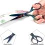BIHRTC Small Sewing Scissors 5 Inch Fabric Scissors Rainbow Embroidery Scissors Stainless Steel Scissors Shears for Sewing Craft Office Needlepoint Artwok DIY Tools Scissors