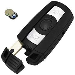Car Key Fob Case for BMW 1 3 5 6 Series E60 E90 E91 E92 E70 E82 E88 E89 X5 X6 3 Button Remote Smart Key Shell Fob Cover