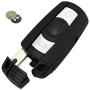 Car Key Fob Case for BMW 1 3 5 6 Series E60 E90 E91 E92 E70 E82 E88 E89 X5 X6 3 Button Remote Smart Key Shell Fob Cover