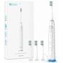Slicoo Rechargeable Electric Toothbrush, Whitening Electric Toothbrush - Sonic Toothbrush for Adults with 5 Modes, 4 Brush Heads, 1800mAh Battery & Smart Timer (Electric Toothbrush Set)