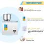 Hanchen Powder Filling Machine 0.5-20g Particle Weighing Filling Machine Automatic Bottle Bag Powder Filler for Tea Seeds Grains Powder (0.5-20g filler)