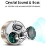 XLeader SoundAngel A8-3rd Gen 5W Mini Pocket Portable Speaker with Waterproof Case Mic TF Card AUX Perfect Small Touch Wireless Speaker for Outdoor Party Travel Sports Hiking Car BBQ Beach Gold