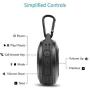 Bluetooth Speaker, MIFA F10 Portable Speaker with Enhanced 3D Stereo Bass Sound, IP56 Dustproof Waterproof, 10-Hour Playtime, Built-in Mic, Micro SD Card Slot, USB Audio Input