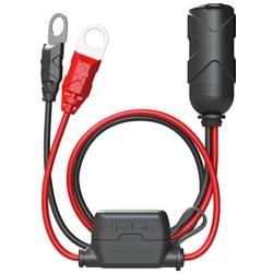 NOCO GC018 12-Volt Adapter Plug Socket with Eyelet Battery Terminals