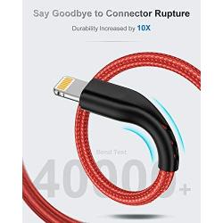 3 Pack Lightning Cable 3ft, 3 feet iPhone Charger Cable Cord, 3 Foot CyvenSmart Nylon Braided High-Speed Charging Cord for iPhone 11/Xs/XS Max/XR/X / 8/8 Plus / 7/7 Plus