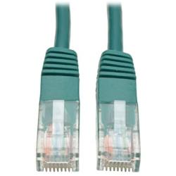 Tripp Lite Cat5e 350MHz Molded Patch Cable (RJ45 M/M) - Green, 1-ft.(N002-001-GN)