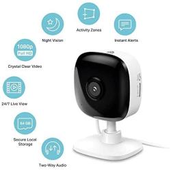Kasa Indoor Smart Home Camera by TP-Link, 1080p HD Security Camera Wireless 2.4GHz with Night Vision, Motion Detection for Baby Monitor, Cloud & SD Card Storage, Works with Alexa & Google Home (EC60)