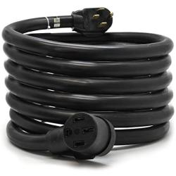 Ceptics 25-Ft 50-Amp Auto EV Extension Cord (Recommended for Tesla Users | Tesla Model 3/S/X/Y) | Nema L14-50 - UL Listed - 50A, 125/250V