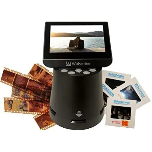 Wolverine Titan 8-in-1 High Resolution Film to Digital Converter with 4.3'' Screen and HDMI Output (Black)
