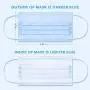 Disposable Face Mask 3 Ply Blue 50 Pieces/Box, Lightweight Breathable Protective Anti-Dust Masks - HIWUP Disposable Face Mask 3 Ply Blue 50 Pieces/Box, Lightweight Breathable Protective Anti-Dust Masks - HIWUP