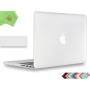 UESWILL 2 in 1 Smooth Matte Hard Case with Keyboard Cover Compatible with MacBook Pro 13 inch with Retina Display (No CD ROM) (Model A1502/A1425, Early 2015/2014/2013/Late 2012), Clear