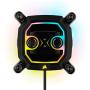 Corsair Hydro X Series XC5 RGB CPU Water Block - Intel LGA 1200 - Copper Cold Plate - More Than 60 Micro-Cooling Fins -16 Vivid RGB LEDs - Black