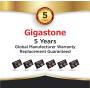 Gigastone 64GB 5-Pack Micro SD Card, 4K UHD Video, Surveillance Security Cam Action Camera Drone Professional, 90MB/s Micro SDXC UHS-I A1 Class 10