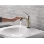 Delta Faucet Lahara Single Hole Bathroom Faucet Brushed Nickel, Touchless Bathroom Faucet, Diamond Seal Technology, Drain Assembly, Stainless 538T-SS-DST, 5.50 x 2.44 x 5.50 inches