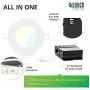 Sunco Lighting 6 Pack 4 Inch Slim LED Downlight with Junction Box, Select from 5 Colors (2700k/3000k/3500k/4000k/5000k), 10W=60W, 650 LM, Dimmable, Selectable Recessed Fixture, IC Rated - UL Sunco Lighting 6 Pack 4 Inch Slim LED Downlight with Junction Box, Select from 5 Colors (2700k/3000k/3500k/4000k/5000k), 10W=60W, 650 LM, Dimmable, Selectable Recessed Fixture, IC Rated - UL