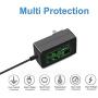 for Sony-Blu-Ray DVD Disc Player Charger 12V AC Adapter Compatible with BDP-S3500 BDP-S3700 BDP-S1700 BDP-S1500 BDP-S6500 BDP-S6700 BDP-BX320 AC-M1208UC Replacement Sony DVD Player Power Supply Cord