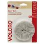 VELCRO Brand 5 Ft x 3/4 In | White Tape Roll with Adhesive | Cut Strips to Length | Sticky Back Hook and Loop Fasteners | Perfect for Home, Office or Classroom
