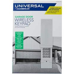 Chamberlain Group Clicker Universal Keyless Entry KLIK2U-P2, Works with Chamberlain, LiftMaster, Craftsman, Genie and More, Security +2.0 Compatible Garage Door Opener Keypad, White
