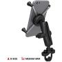 RAM MOUNTS RAM-B-149Z-UN10U RAM X-Grip Large Phone Mount with Handlebar U-Bolt Base