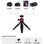 Coolux Mini Tripod Projector Mount with 360 Degrees Rotatable Heads for Projectors DSLR DVR Cameras Mini Webcam, Mount with Metal Ballhead for Camera … (Black(Red))