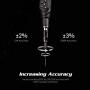 Capri Tools Digital Torque Screwdriver, Dual Direction, 1.77-35.39 in. lbs./20-400 cNm/2.04-40.82 kg-cm, 26000