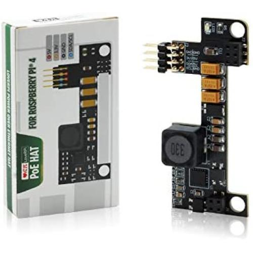 LoveRPi Power-Over-Ethernet (PoE) HAT for Raspberry Pi 4 Model B and Raspberry Pi 3 Model B+ (Compact, Non-Isolated)
