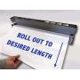 Wizard Wall Instant Whiteboard Refill, Repositionable Dry Erase Surface, 30” x 50 Roll