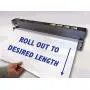 Wizard Wall Instant Whiteboard Refill, Repositionable Dry Erase Surface, 30” x 50 Roll