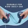 Kids Headphones for School, Jelly Comb Boys Lighhtweight Foldable Stereo Bass Kids Headphones with Microphone, Volume Control for Cell Phone, Tablet, Laptop, MP3/4- for Aged 6 or Above (Blue) Kids Headphones for School, Jelly Comb Boys Lighhtweight Foldable Stereo Bass Kids Headphones with Microphone, Volume Control for Cell Phone, Tablet, Laptop, MP3/4- for Aged 6 or Above (Blue)