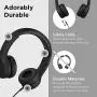 LilGadgets Kids Premium Volume Limited Wired Headphones with SharePort (Children, Toddlers) - Black