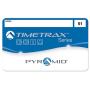 Pyramid Time Systems Trax 41304 Swipe Cards (51-100) for TTEZ, TTEZEK, PSDLAUBKK, TTPRO, TTMOBILE, FASTTIME 8000 & 9000 Time Clock Systems, 50/Pk. Magnetic Strip Employee Card, Blue/Black/White