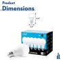 Hyperikon Dimmable A19 LED Light Bulb 14W=75W, E26 Base, CRI84+, UL, Daylight White, 18 Pack