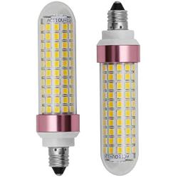 E11 led Bulb 100w Equivalent dimmable,Daylight 5500K,T3 T4 jd e11 Mini Candelabra Base 110V 120V 130V 100W Halogen Replacement, Pack of 2