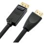 DTECH DisplayPort to HDMI Cable Male to Male Port with Gold Plated Connector (6 Feet, Black)