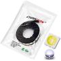 Chanzon 100 pcs 5050 Cool White 10000K SMD LED Diode Lights (Surface Mount 5mm x 5mm 3 Chips PLCC 6 pins 60mA 15-18LM) Super Bright Lighting Bulb Lamps Electronics Components Light Emitting Diodes
