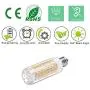 E12 LED Bulb Dimmable 7W C7 Bulb Equivalent to E12 Halogen Bulb 60W, Warm White 3000K T6 Base 120V E12 Candelabra Bulbs for Ceiling Fan, Chandelier Lighting, Kx-2000 Bulbrite Replacement (6 Pack)