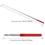 Telescopic Teachers Pointer,Teaching Pointer,Hand Pointer Extendable Telescopic Retractable Pointer Handheld Presenter Classroom Whiteboard Pointer, Extends to 39'' (red)