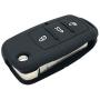 Key Fob Cover Case Jacket Silicone Keyless Remote Protector Skin Holder Fit for VW Volkswagen Jetta Passat Golf Beetle Rabbit GTI CC EOS (Green)