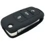 Key Fob Cover Case Jacket Silicone Keyless Remote Protector Skin Holder Fit for VW Volkswagen Jetta Passat Golf Beetle Rabbit GTI CC EOS (Gray)