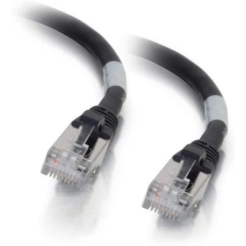 C2G 00718 Cat6a Cable - Snagless Shielded Ethernet Network Patch Cable, Black (15 Feet, 4.57 Meters)