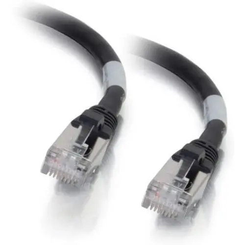 C2G 00718 Cat6a Cable - Snagless Shielded Ethernet Network Patch Cable, Black (15 Feet, 4.57 Meters)