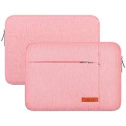 Lacdo 14 Inch Laptop Sleeve Computer Case Portable Bag for Dell Inspiron 14 5481 / HP Stream 14'' / Acer Spin 3 / ASUS L402YA / HP Acer Chromebook 14, S330 / Flex 14 Notebook, Water-Resistant, Peach