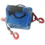 INTSUPERMAI Electric Hoist Crane 992 Lb Capacity 25 Ft Wire Cable Control Portable Household Electric Winch 110V Overhead Lift with Overload Protection