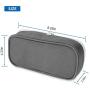 ProCase Pencil Bag Pen Case, Big Capacity Students Stationery Pouch Holder Desk Organizer with Zipper for Pens Pencils Highlighters Gel Pen Markers School Supplies Students Office Clerks -Grey